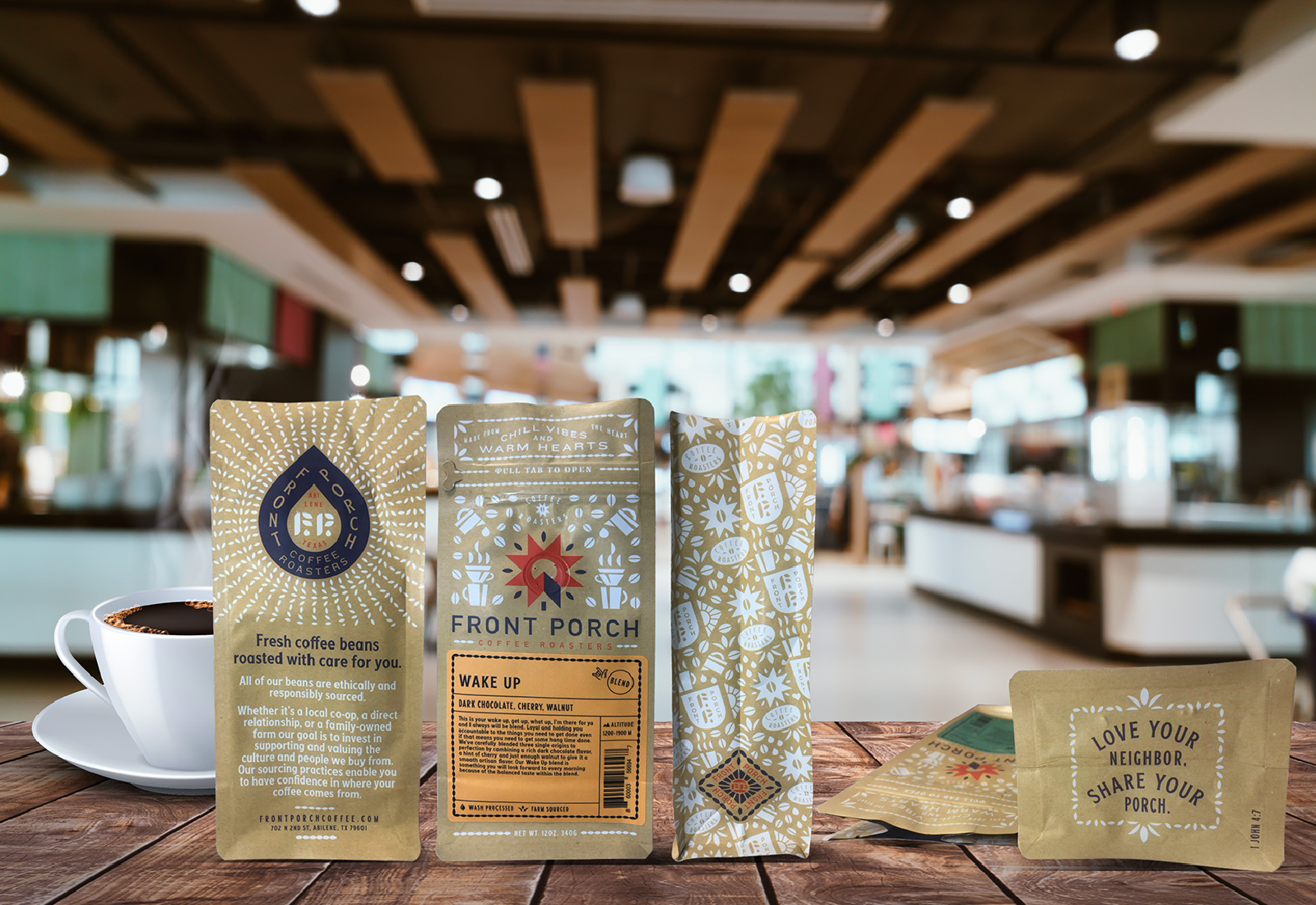 custom coffee packaging