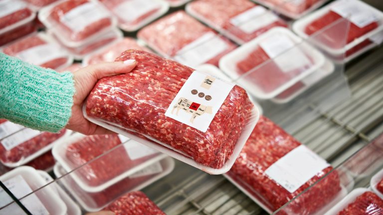 Polymerall high barrier films for meat packaging